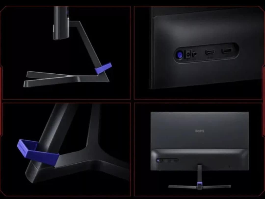 XIAOMI Gaming Monitor G24i, FHD 1920×1080 99% sRGB, Fast IPS 180Hz 1ms, AMD Freesync, 178 Viewing Angle, HDMI 2.0 ×1 DP 1.4×1, Black
