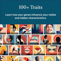 AncestryDNA + Traits Genetic Test Kit: Personalized Genetic Traits, DNA Ethnicity Test, Origins & Ethnicities, Complete DNA Test, Ancestry Reports