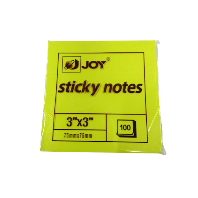 JOY Sticky Notes 3x3 (12 pads)
