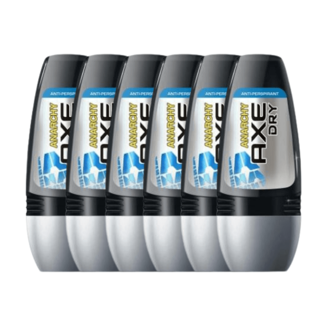 Axe Anarchy Anti-Perspirant Deodorant Roll-on 40ML 6-Pack I Bulk Masculine Protection Bundle