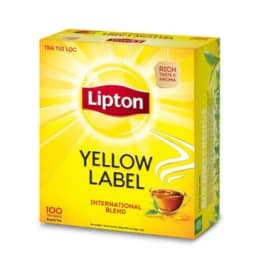 Lipton Yellow Label Tea 2g x 100 | Classic Black Tea | Premium Quality | Office & Home Pack
