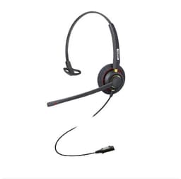 Inbertec UB800P Contact Center Headset with QD i Noise Cancelling Mic, Lightweight, Mono Design