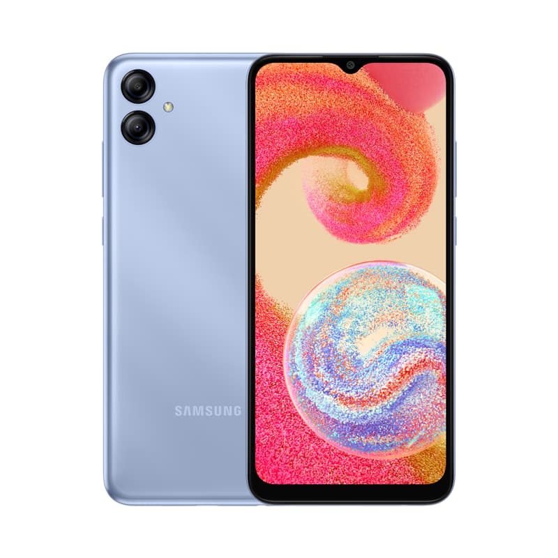 Samsung Galaxy A04e Light Blue 3GB+64GB Unlocked Android Smartphone with Long Battery