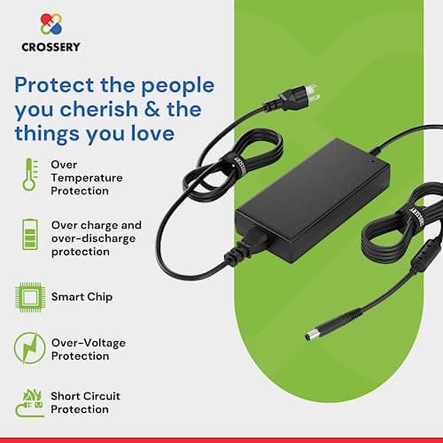 Dell 180W Laptop Charger | AC Adapter | 7.4mm Tip | Fast Charging | Compatible with Dell Precision, XPS & Inspiron