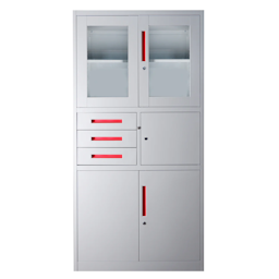 Gentleprince Sayyid Multi-Purpose Cabinet with Safe FC-D3B | Gray