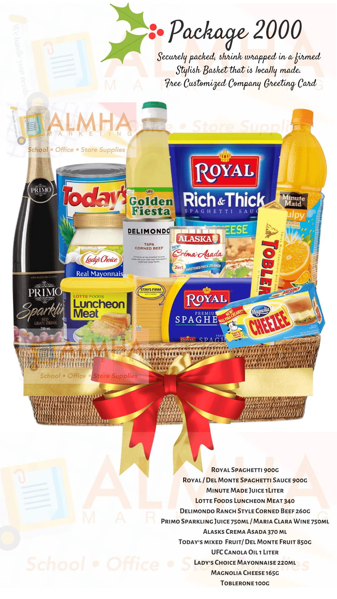 Gift Basket (CORPORATE) pre order