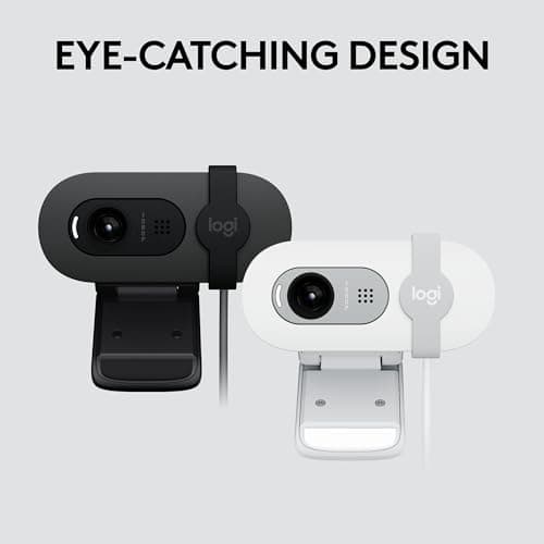 Logitech Brio 101 Full HD Webcam Made for Meetings and Works for Streaming