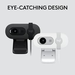 Logitech Brio 101 Full HD Webcam Made for Meetings and Works for Streaming