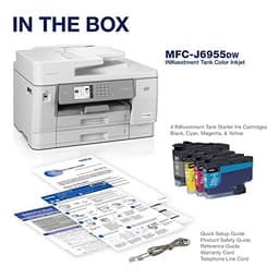 Brother MFC-J6955DW INKvestment Tank Color Inkjet Printer | Wireless All-in-One | 11x17