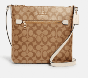 Coach Rowan Crossbody File Bag In Signature Canvas