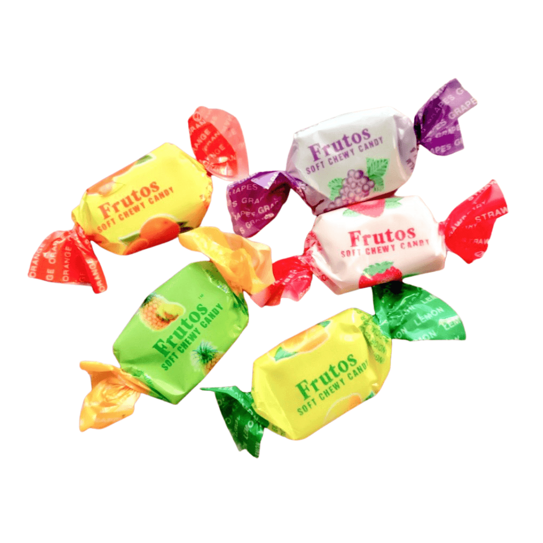 Frutos Soft Chewy Candy – 50‑Piece Assorted Tropical & Sour Flavors