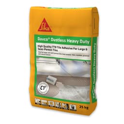 Davco Dustless Heavy Duty Tile Adhesive 25kg I Professional Grade Ceramic Tile Cement