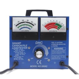 DHC 500A2 Carbon Pile Battery Load Tester – 500A, Analog, 6V/12V, Heavy-Duty