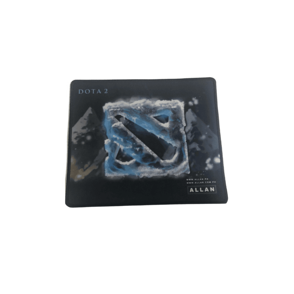 Allan Superstore 24x20cm Rubber Base Stitched Gaming Mouse Pad l 2mm Thick, Random Design