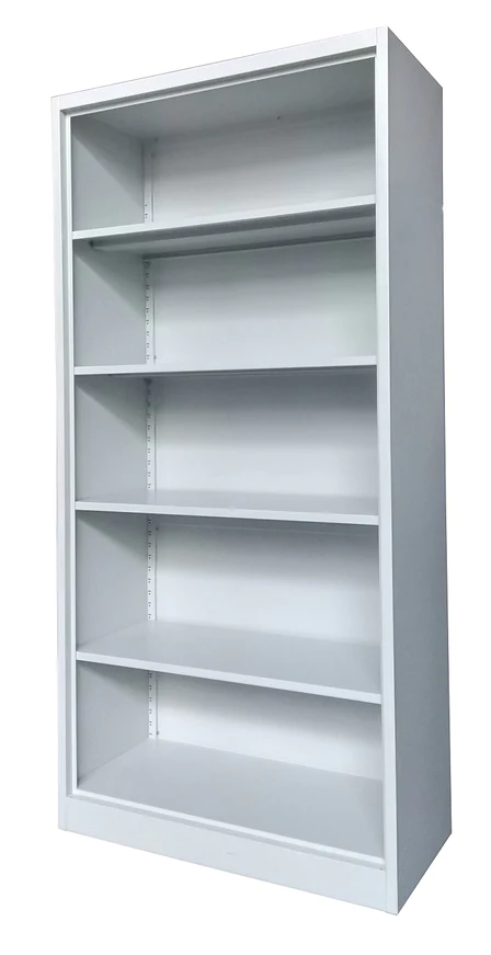 Cubix MTC-10 Steel Storage Cabinet with Five Shelves – Light Gray Finish