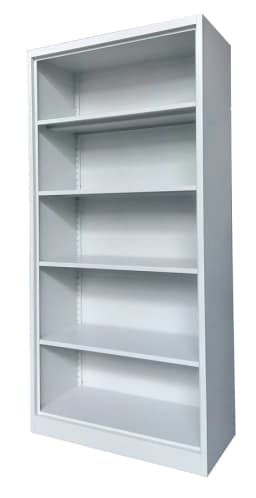 Cubix MTC-10 Steel Storage Cabinet with Five Shelves – Light Gray Finish