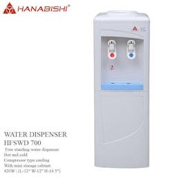 Hanabishi Hot and Cold Water Dispenser w/ Cabinet HFSWD-700