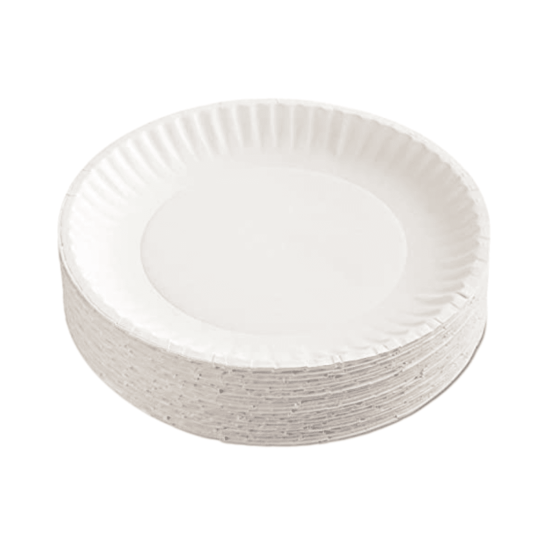 Hanns 9 in Paper Plates (100/Pack)