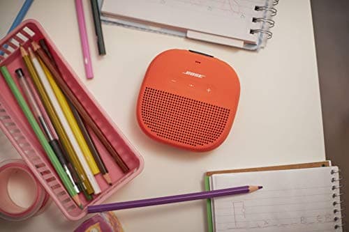 Bose SoundLink Micro: Small Portable Bluetooth Speaker (Waterproof), Bright Orange