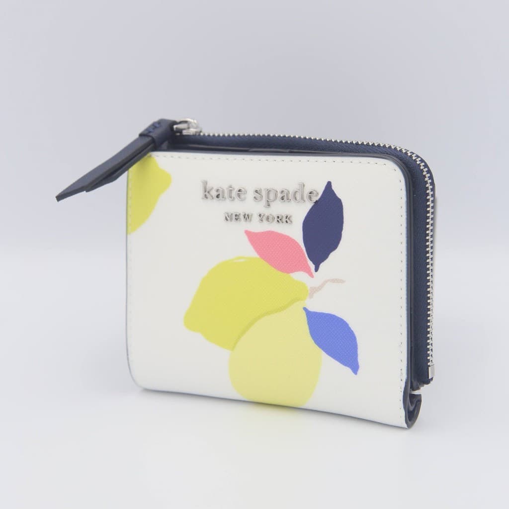 Kate Spade Cameron Bifold Wallet – Lemon Zest Print