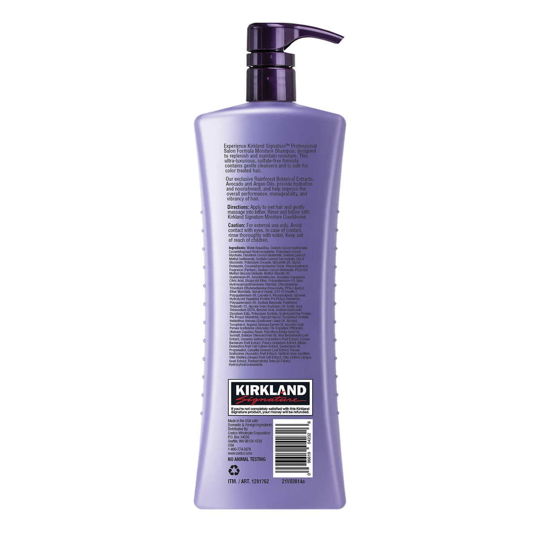 Kirkland Moisture Shampoo Professional Salon Formula