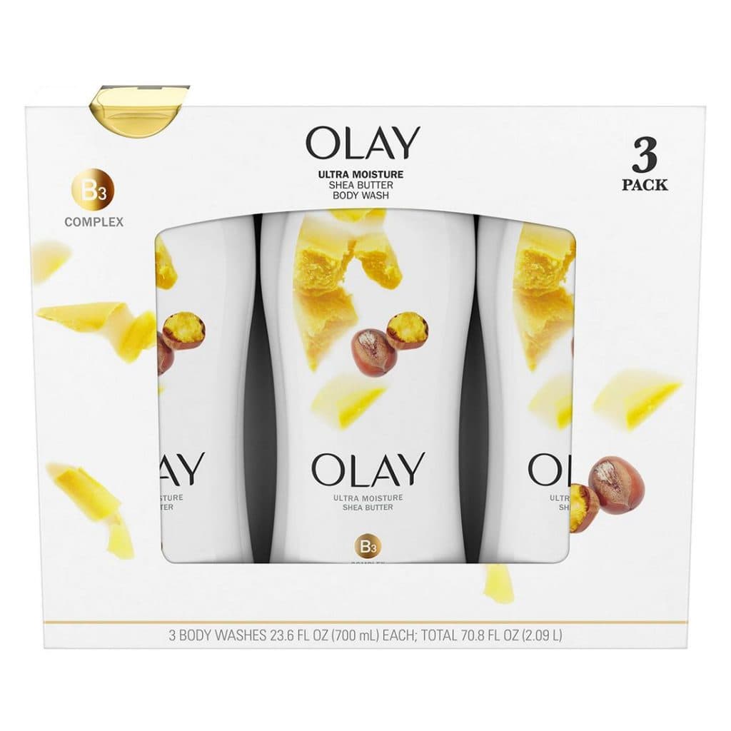 Olay Ultra Moisture Plus Body Wash 23.6 oz (3-Pack) – B3 Complex, Deep Hydration
