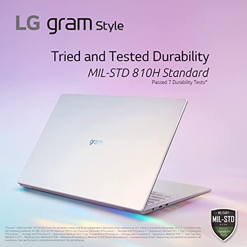 LG Gram Style 14” OLED Laptop, Intel 13th Gen Core i7 Evo Platform 32GB RAM, 1TB SSD
