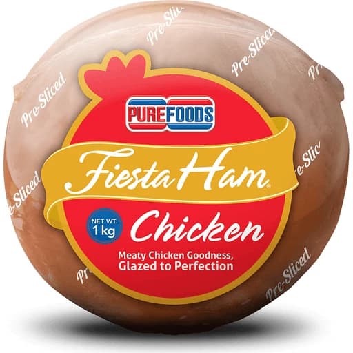Purefoods Fiesta Ham 1kg Chicken – Ready-to-Eat Holiday Ham, Tender & Flavorful