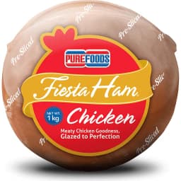 Purefoods Fiesta Ham 1kg Chicken – Ready-to-Eat Holiday Ham, Tender & Flavorful