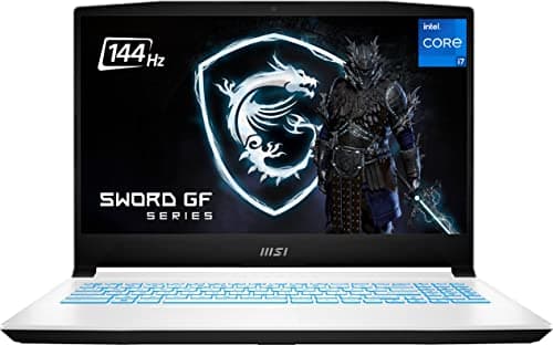 MSI Sword 15.6" 144Hz Gaming Laptop Newest, Intel Core i7 12650H Processor, NVIDIA GeForce RTX 3060, Wi-Fi6, Bluetooth, Backlit, Windows 11 +Accessories