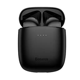 Baseus Encok W04 True Wireless Earphones | Bluetooth 5.0, Touch Control, 20-Hour Battery Life, Type-C Charging – Black (NGW04-01)