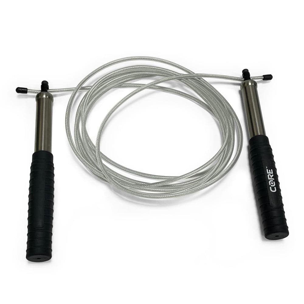 Core Speed Rope Black/Grey I Premium Jump Rope for Fitness Training & Cardio I Fitness at Home