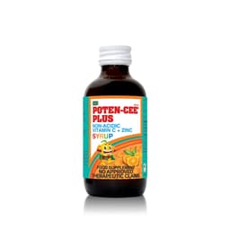 Pascual Poten-cee Plus Non-acidic Vitamin C + Zinc Syrup Food Supplement 60ml