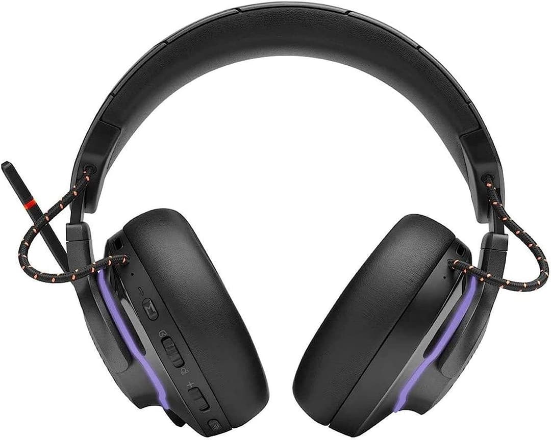 JBL Quantum 800 Black Wireless Over-Ear Performance PC Gaming Headset with Active Noise Cancelling and Bluetooth 5.0