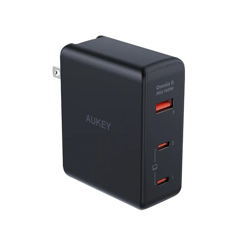 AUKEY PA-B7O Omnia II Mix 140W 3 Port GaN PD 3.1 Charger