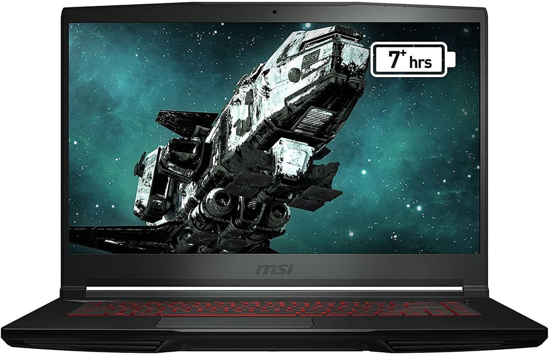 MSI 2022 Newest GF63 Thin Gaming 15 Laptop, 15.6" FHD IPS Display, 10th Gen Intel i5-10300H, Win10, HDMI Cable