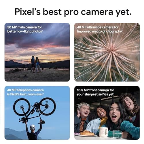 Google Pixel 8 Pro - Unlocked Android Smartphone with Telephoto Lens and Super Actual Display