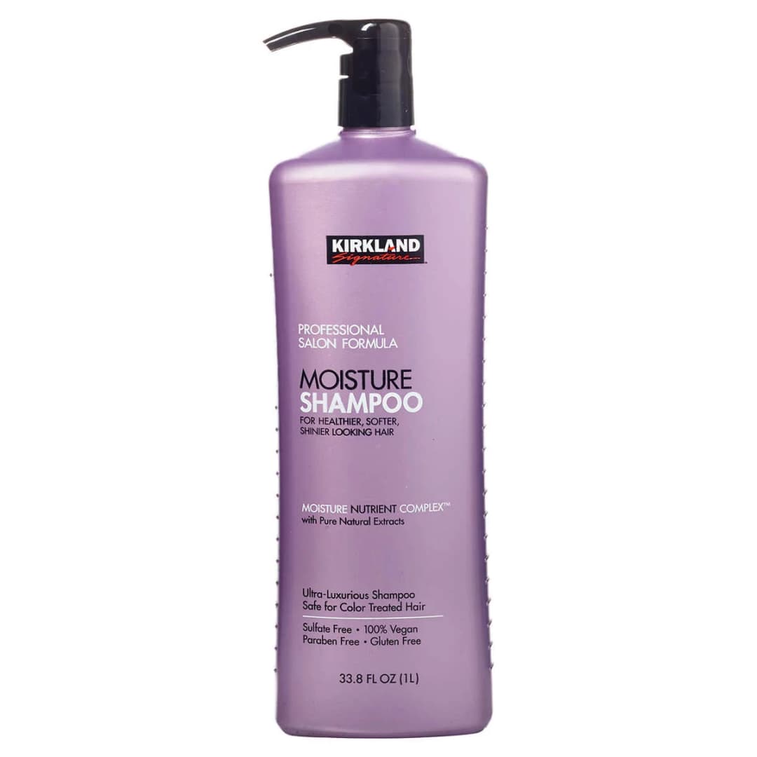 Kirkland Moisture Shampoo 33.8 oz – Salon Formula, Sulfate-Free, Hydrating