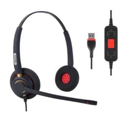 Inbertec UB805DM Acoustic Filter AI Noise Cancelling Headset