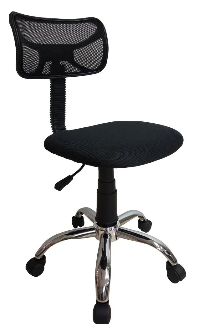 Cubix Mesh Computer Chair Without Arm; Chrome Base