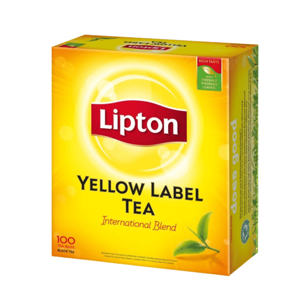 Lipton Yellow Label Tea 2g x 100 | Classic Black Tea | Premium Quality | Office & Home Pack
