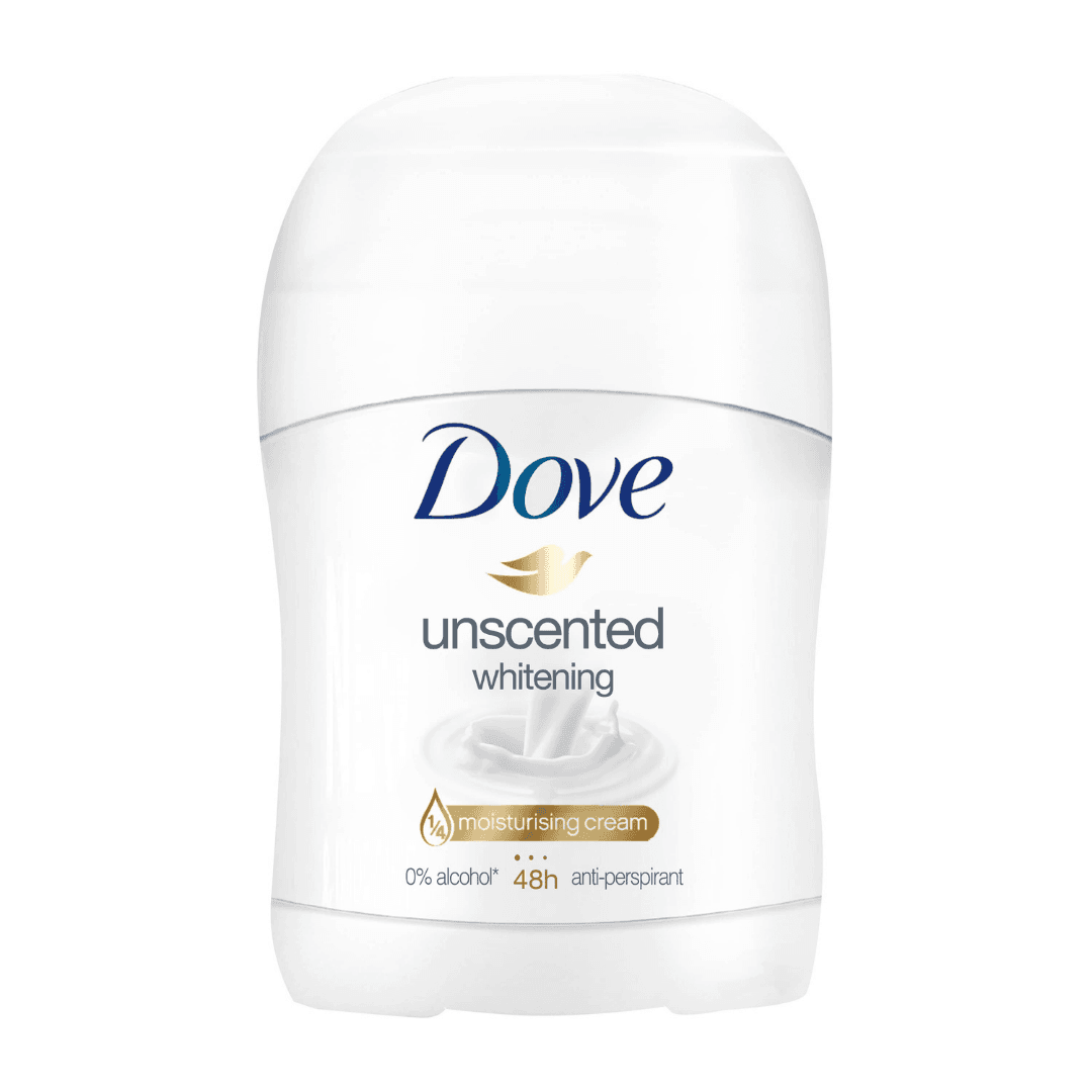 Dove Deodorant Stick Unscented Women 20g