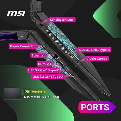MSI CYBORG 15 A12VF i7-12650H/16GB DDR5/1TB SSD/RTX4060 8GB/15.6