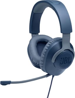 JBL Quantum 100 Blue Wired Over-Ear Gaming Headset