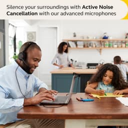 Jabra Evolve2 50 Wired Stereo Headset AirComfort Technology, Noise-Cancelling Mics & Active Noise Cancellation - MS Teams Certified, Works with All Other Platforms - Black