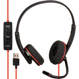 Plantronics Poly Blackwire 3220 Wired Dual-Ear USB-A Headset