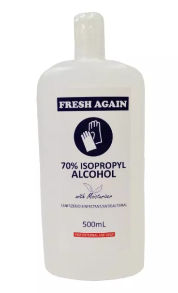 Fresh Again 70% Isopropyl Alchohol 500ML