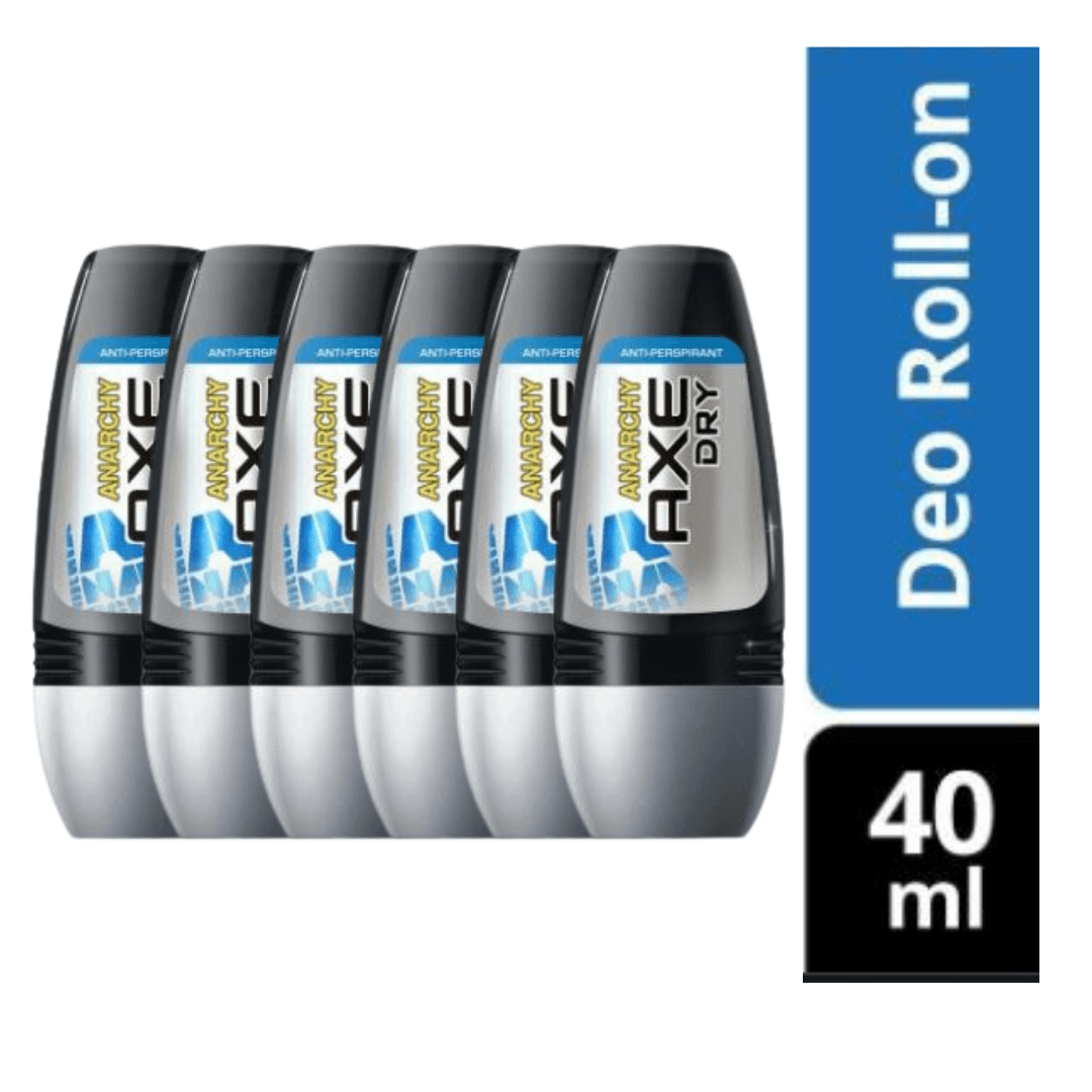 Axe Anarchy Anti-Perspirant Deodorant Roll-on 40ML 6-Pack