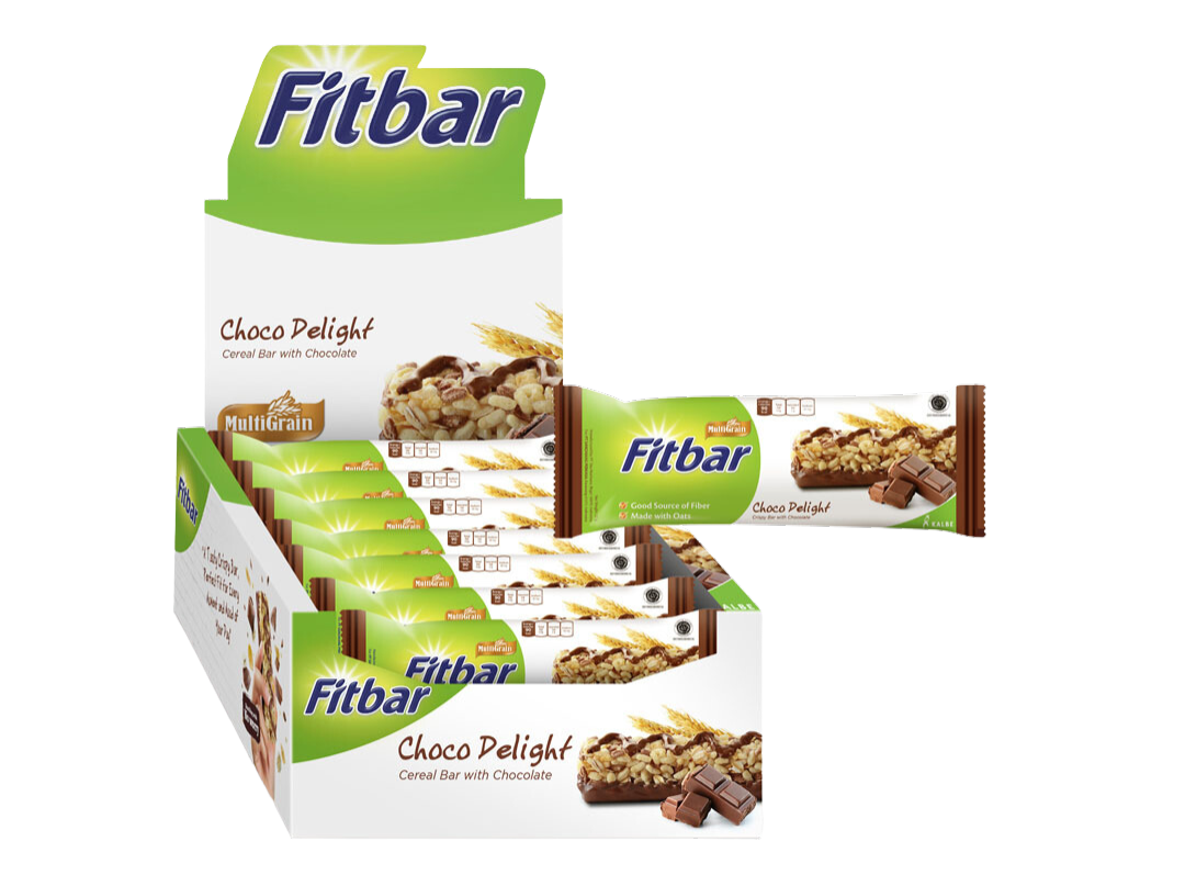 Fitbar 24g Multigrain Bar- Choco Delight | 12 Pack