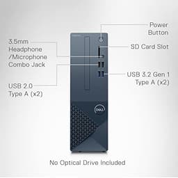 Dell Inspiron 3020S Desktop | Intel Core i5-13400 | 16GB RAM | 512GB SSD + 1TB HDD | Win 11